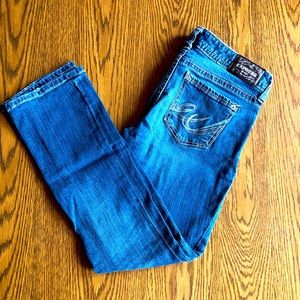 Express Jeans W/ Decorative Pockets